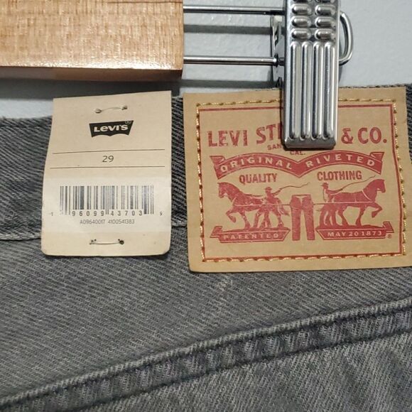 Levi’s nwt low pro straight size 29 grey jeans women’s 100% co… - Picture 11 of 16